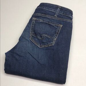 LIKE NEW SILVER SUKI STRAIGHT JEANS 32x29  ⭐️